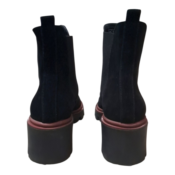 Antonio de Faria Black Suede Chelsea Boots | EU 39 / US 8 | Portugal-Made - Picture 13 of 16